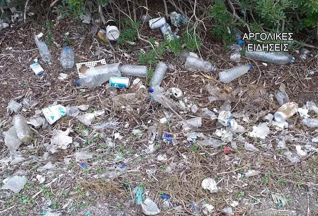 Αργολίδα: Απαράδεκτη εικόνα στο Αρκαδικό με τα σκουπίδια στο δρόμο