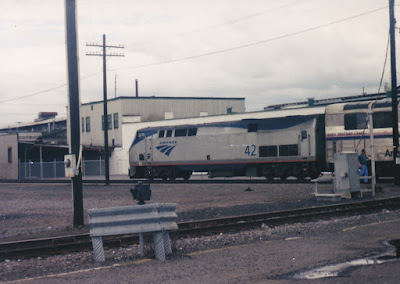 Amtrak P42DC #42 in Vancouver, Washington in June 2002