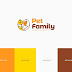Pet Family Pet Shop Logo Design Idea