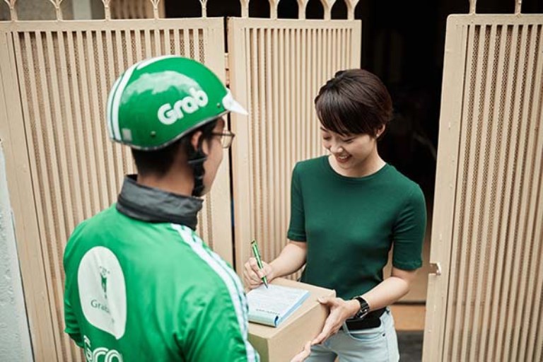 Đồng phục nhân viên Grab