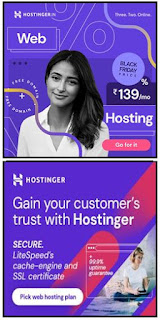 Hostinger Black Friday Sale, Hostinger Black Friday Discount Offer, Best Deals, Big Discount, Big Offer, dtechin