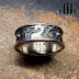 Mens Pen Dragon Wedding Ring | .925 Sterling Silver Wide Engagement
Band | Medieval King Arthur Jewelry