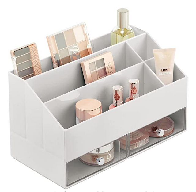 organizar cosmeticos baño pequeño