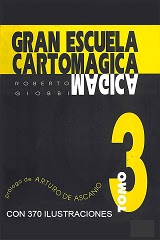 Gran Escuela Cartomagica Tomo III La cartomagia moderna condensada en cinco tomos de la mano de Roberto Giobbi. Juegos (de uno a tres con cada técnica) de los mejores profesionales, pensadores y ejecutantes de los años 90. Glosario español-inglés/Inglés-español. Glosario de términos técnicos. 1500 ilustraciones, explicaciones claras y precisas. En este primer tomo encontraremos: Fundamentos. Las cartas, las manos. El tapete. Principios (21 técnicas y manejos), mezcla en las manos, cortes falsos (en las manos), controles (más de una docena de métodos), forzajes (3), mezcla por hojeo, cortes de transferencia (doble, triple), la carta corrida, la carta guía, doble lift, mezcla hindú y florituras (15).  Clasificado como: Miscelánea; Recreativos