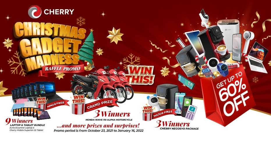 CHERRY Christmas Gadget Raffle Promo 2021