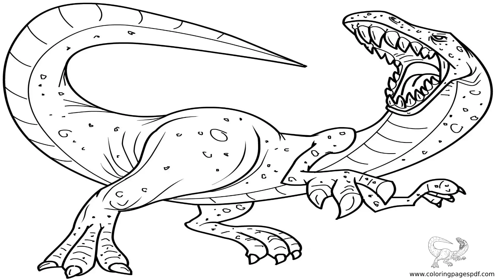 Dino Coloring Pages