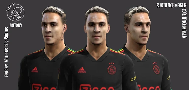 Antony Matheus dos Santos Face 2022 For PES 2013