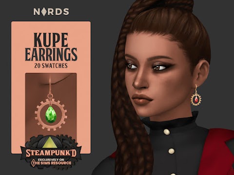 Kupe: A Sims 4 CC Earrings