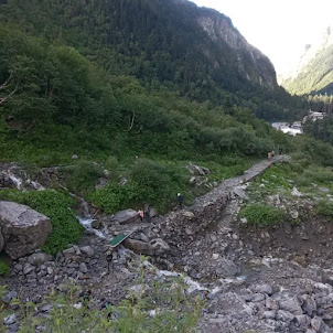 Trail in " Valley of Flowers".