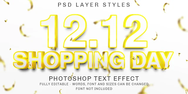 Gold Editable Psd Text Effects Download Free.