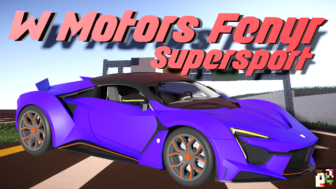 W Motors Fenyr Supersport | Minecraft Car Addon