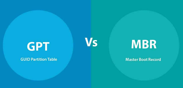 Perbedaan GPT dan MBR Pada Installasi Windows