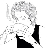 Niall Horan coloring page