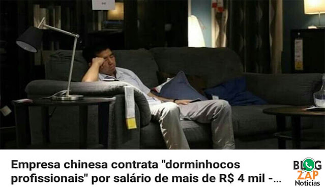 Dorminhoco Profissional Chinês