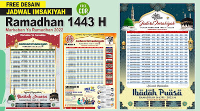 Jadwal Imsakiyah Puasa 1443 H CDR