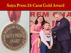 Satya Prem 24 Carat Gold Award
