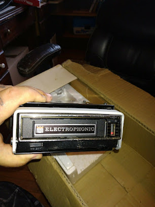 Electrophonic Removable 8 Track Car Stereo with Speakers Model TC 72