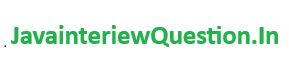 Java Interview question