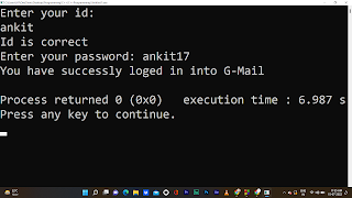 Login Form By Using C Simple Code