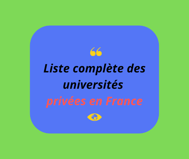 Liste complète des universités privées en France
