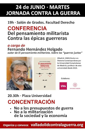JORNADA CONTRA LA GUERRA. 24 DE JUNIO