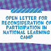 Open Letter for Reconsideration of Participation in National Learning Camp