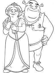 Top 15 Shrek and Donkey coloring pages