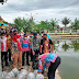 Babinsa Koramil 410-01/Panjang Monitoring Giat Tabur Benih Ikan Oleh Walikota