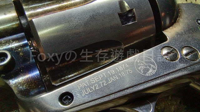 WG Umarex Colt SAA.45 彈巢下方刻字