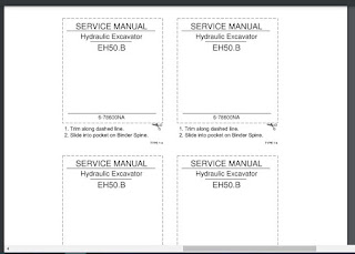 New Holland EH50B Hydraulic Excavator Shop Manual