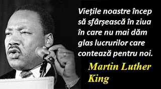 Citatul zilei: 15 ianuarie - Martin Luther King