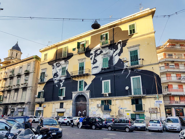 Murales di Totò e Peppino-Rione Sanità-Napoli