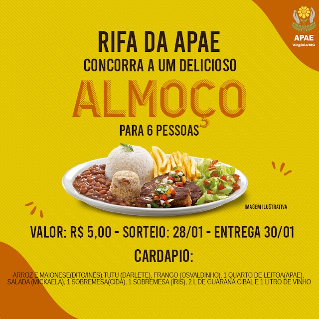 Rifa em prol da APAE