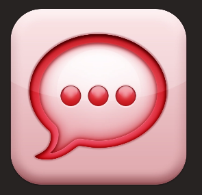 Pink Messages Icon