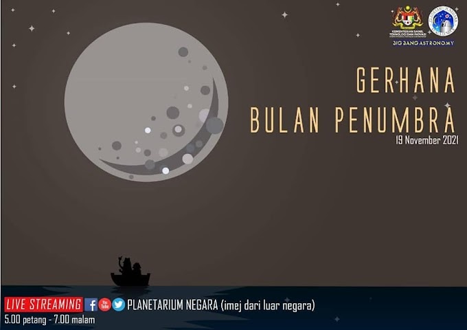 Fenomena Gerhana Bulan Penumbra 19 Nov 2021