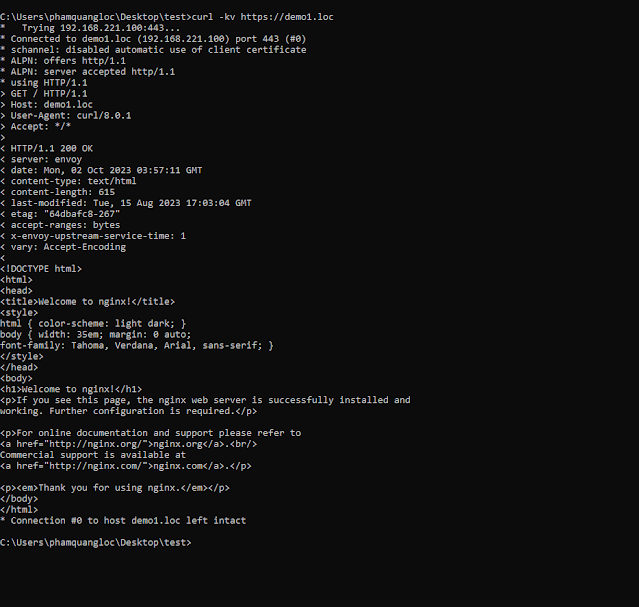 TLS Termination  - Upstream TLS - Kubernetes kết hợp với MetalLB và Contour ingress controller trên Kubernetes On-Premises