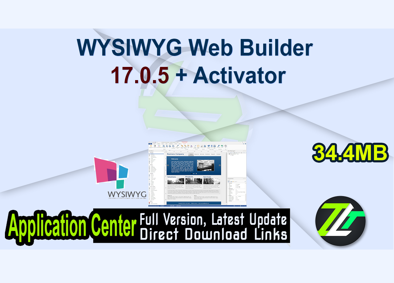 WYSIWYG Web Builder 17.0.5 + Activator