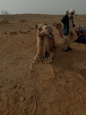 Early morning  at Sam Sand Dunes in Jaisalmer