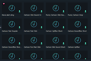 Filmora 自帶的音樂素材