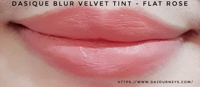 Review Dasique Blur Velvet Tint #1. Flat Rose