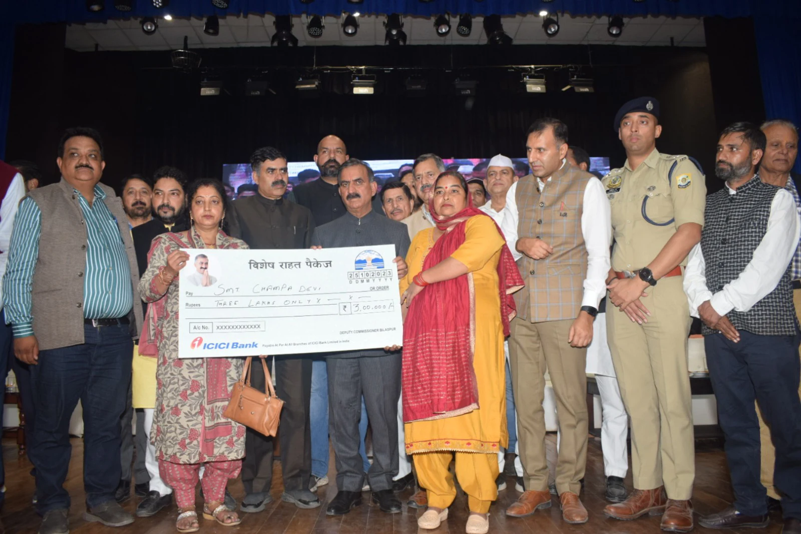 Bilaspur: Rs 8.72 crore distributed to 1162 affected families, free electricity-water connection and cheap cement: Sukhu