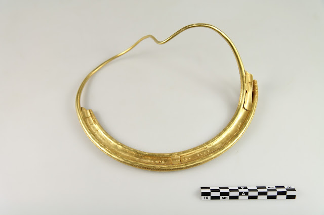 Ancient golden neck ring 'of almost divine quality' found in Denmark