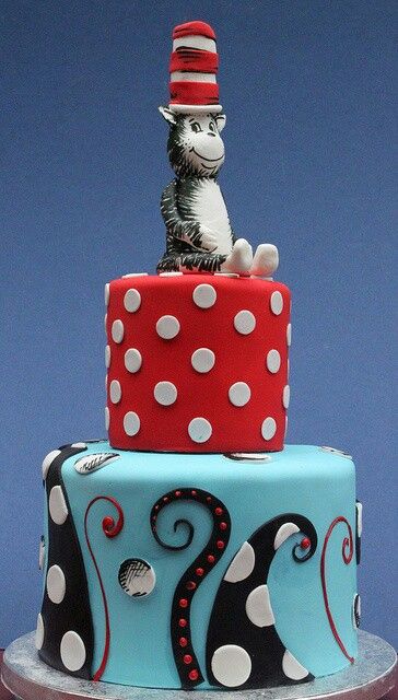 dr.seuss cake