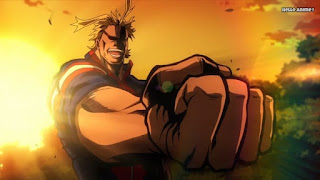 ヒロアカ アニメ 4期4話 オールマイト 八木俊典 All Might | 僕のヒーローアカデミア67話 インターン My Hero Academia