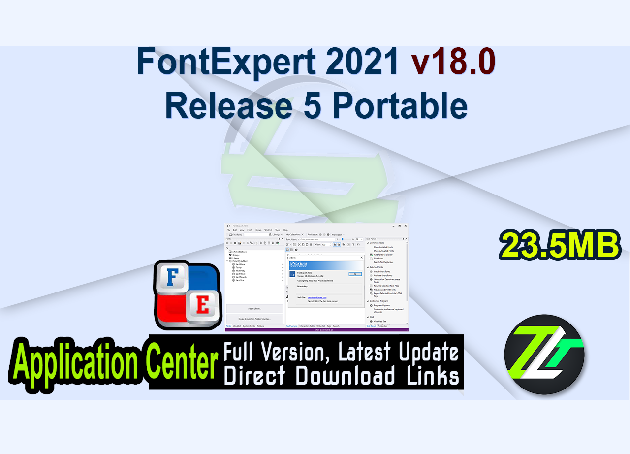 FontExpert 2021 v18.0 Release 5 Portable