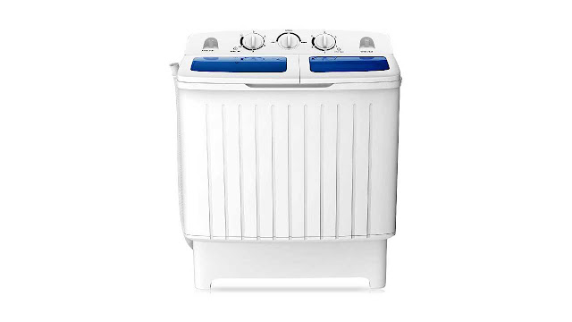 COSTWAY Portable Washing Machine, Twin Tub