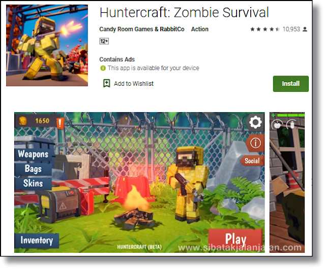 download game android ringan ukuran kecil zombie survival