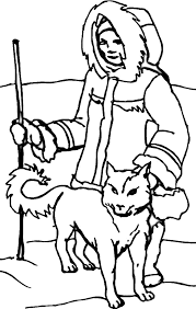 Eskimo Coloring Pages