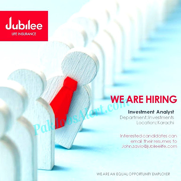 Latest Jubilee Life Insurance Company Limited Jobs 2022