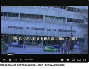 Doctorado UCM "Documentación:Fundamentos,Teoría,Aplicaciones"(2006-2011,2015)OpiniónProfesores video